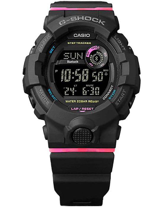 Casio GMD-B800SC-1ER женские часы застежка крупным планом